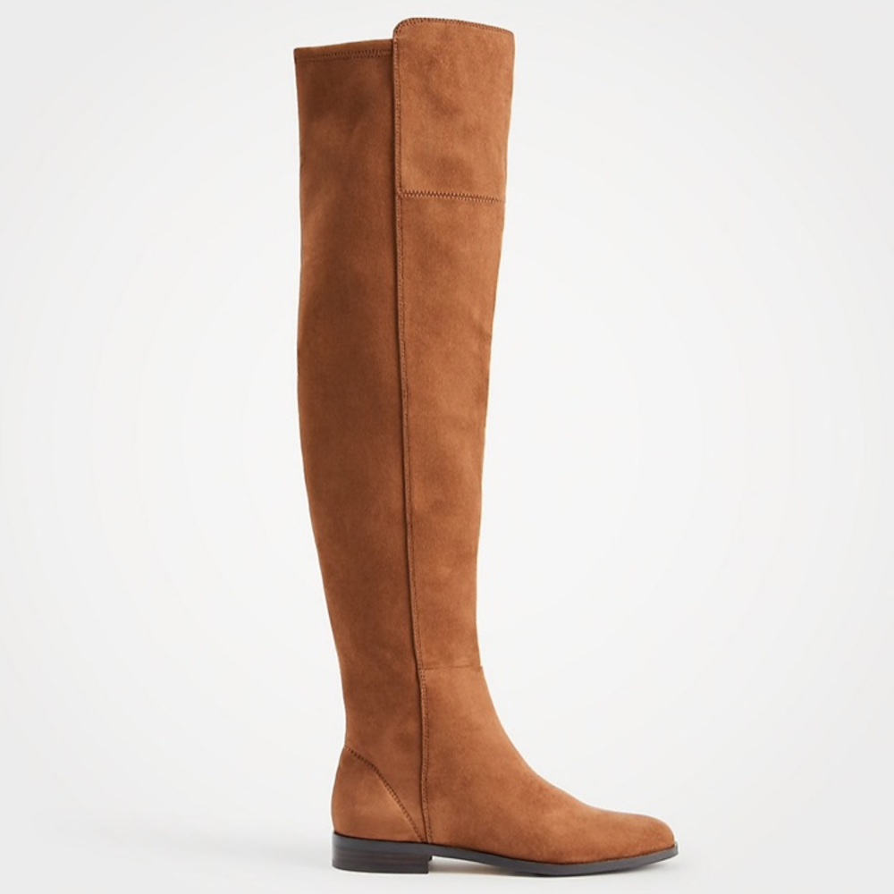 Ann Taylor Carlene Suede Over The Knee Boots - Picture 2 of 8